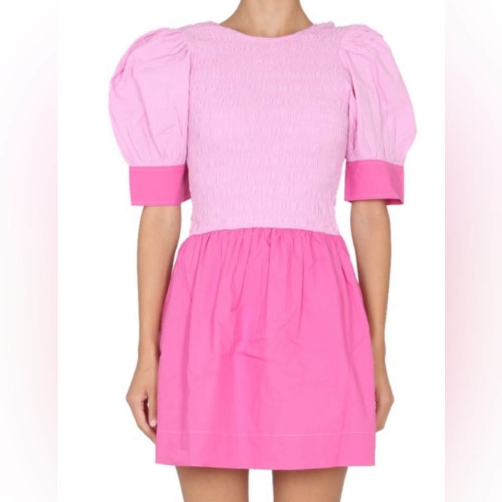 Ganni pink dress